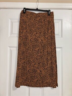 Amazon Essentials Maxi Side Slits Skirts Size Large